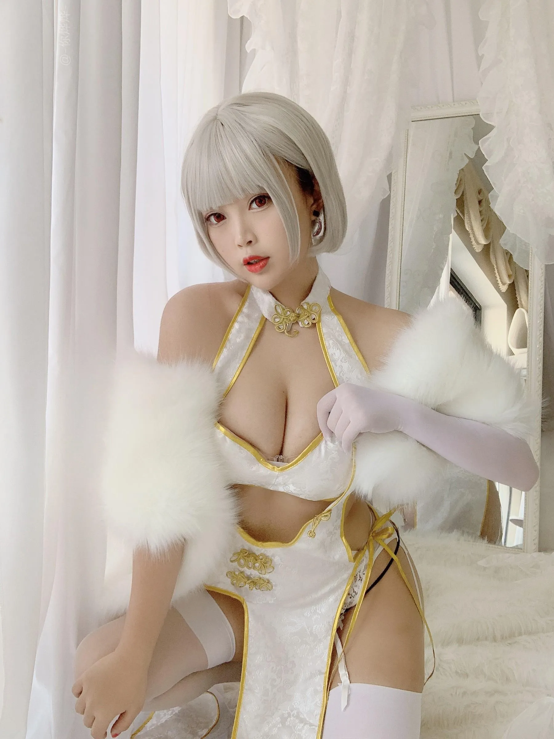 白烨 – NO.12 白旗袍 [41P]插图7